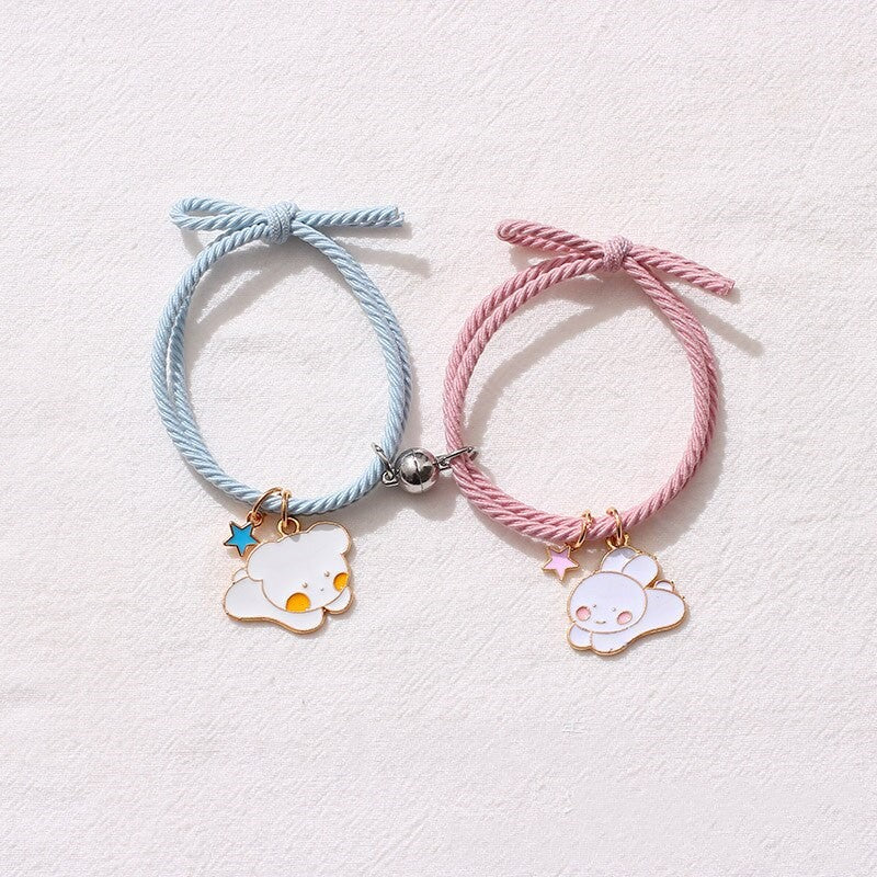 Bracelet Pair Kuromi Melody with Magnetic Bond